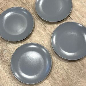 IKEA Slate Gray Salad 8” Plates Set of 4